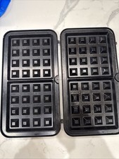 2x Plates For Cuisinart Waffle