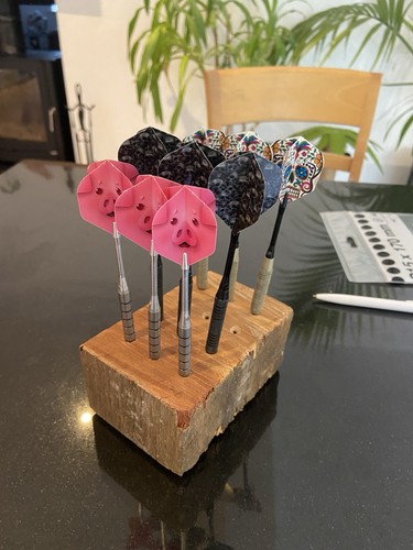 Wooden darts holder custom - wooden,