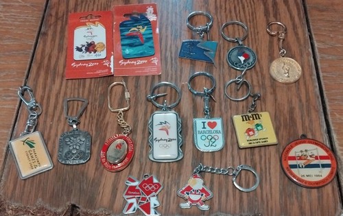 Olympic key chains - x, /