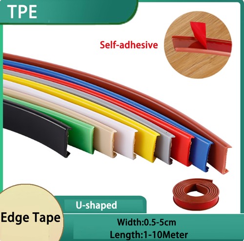 Self adhesive shaped edging - self-adhesive, u-shaped