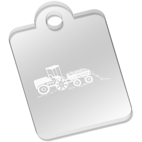 Tractor pulling hay acrylic - hay',