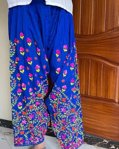 Phulkari shalwar punjabi - shalwar,