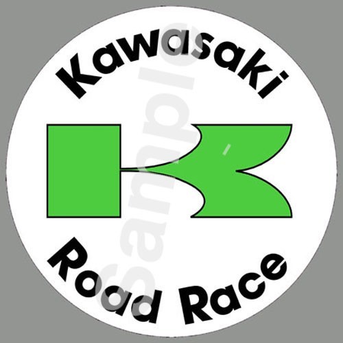 Kawasaki road race sticker - kawasaki,