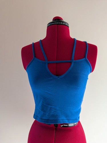 Miss selfridge blue crop top - selfridge,