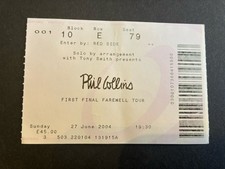 Phil Collins Ticket 2004