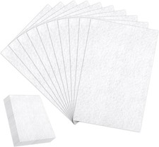 Stiff white felt sheets for - stiff,