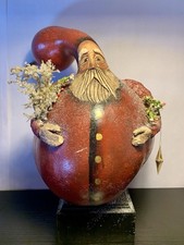 Hand Made Santa Clause Gourd