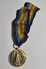 WW1  Victory Medal - The Great War for Civilisation 1914-1919  PTE E Bethel ASC