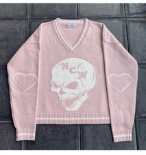new Heaven Can Wait Pink Skyfall Knit Jumper size Small
