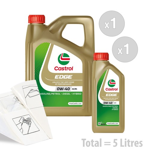 Car engine oil service - engine, kit