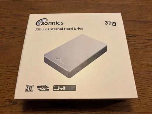 Sonnics 3tb external hard - sonnics,