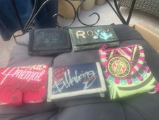 Billabong - Animal - Roxy - Terrain lot of 5 surfing wallets 