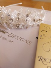 Delicate Clustered Tiara By Richard Designs. Never Worn. Perfect Condition