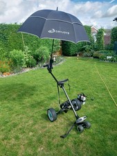 Hill Billy Terrain Golf Buggy. Good working order battery& Charger and umbrella.