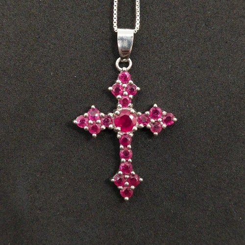 Natural ruby 925 sterling - ruby,