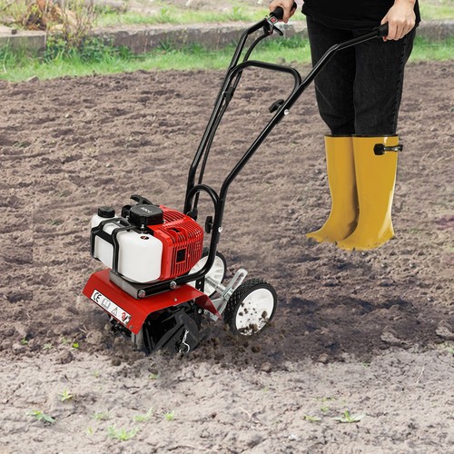 Petrol powered garden - garden, tiller