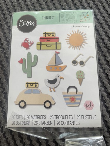 Sizzix summer days thinlits - sizzix,