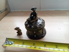 Small Monkey Trinket Box & Tint Brass Monkey