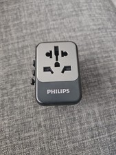 for Philips Travel Adapter Plug 15W Power Strips Surge Protectors 10A 100-240V