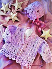 Baby Knitting Pattern for Lacy
