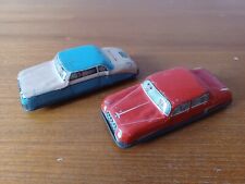 VINTAGE 1950s GLAM TOY PRODUCTS TINPLATE CARS GTP 571 and GTP 574