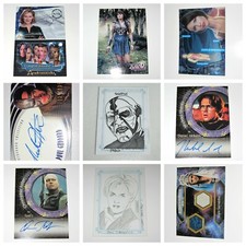 Stargate SG-1 Farscape Andromeda Xena Hercules Autograph Costume Trading Cards