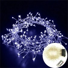 36M Cluster LED String Fairy Lights Wire Outdoor Christmas Party Light Garland