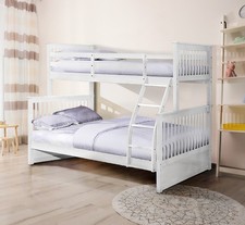 Solid Wood Bunk Bed Twin Over