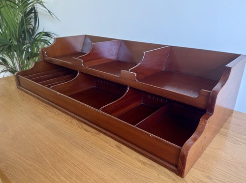 Vintage mahogany desktop - vintage,