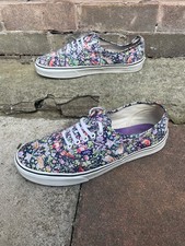 Rare Kicks Mens Shoes VANS X LIBERTY OF LONDON Trainers Pumps Floral Art UK 11