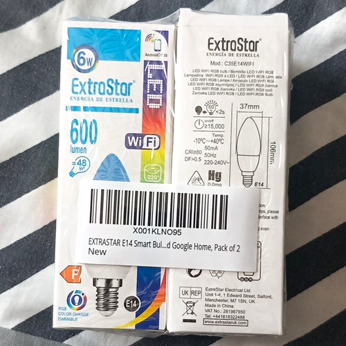 Extrastar e14 rgb - wi-fi, colour