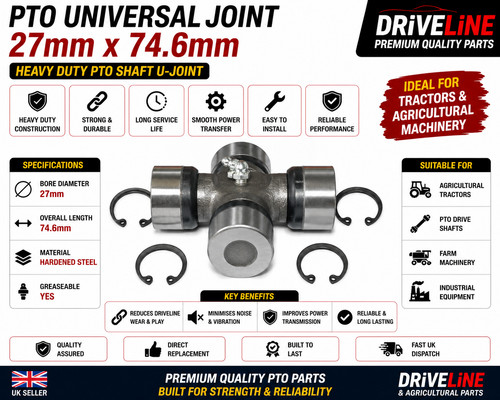Pto universal joint 27mm - universal,