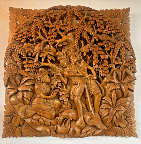 Vintage balinese hand carved - vintage,