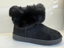 Ladies Women Fur Lined Flat