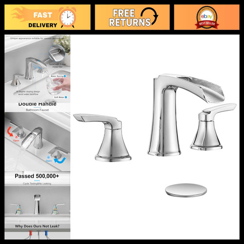 Chrome bathroom faucet hole - bathroom, 3