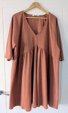 Smock Dress Autumnal V Neck