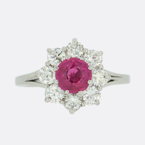 Gold sapphire ring pink - ring-,
