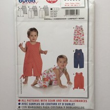 Burda 9652 Dungarees Overall