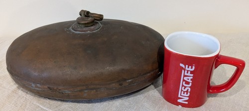 Copper hot water bottle warmer