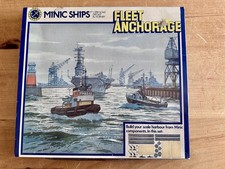 MINIC SHIPS - M904 FLEET ANCORAGE SET - SHIP HARBOUR . BOXED . 1:1200 COMPLETE 