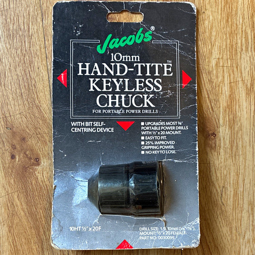 Jacobs 10mm hand tite keyless - hand-tite,
