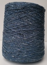 3ply Blue Soft Donegal Tweed
