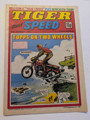 Tiger and speed - speed, comic