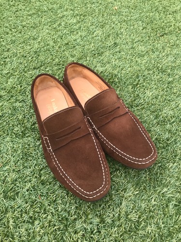 Loake goodwood chestnut suede - chestnut,