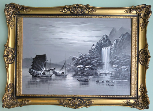 Large vintage signed - vintage,