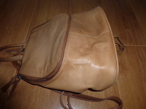 Jobis tan leather backpack - tan,