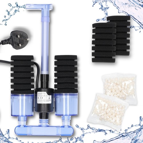 Aquarium double sponge filter - aquarium,