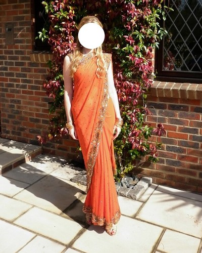 Elegant gold orange indian - gold, &