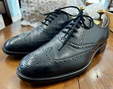 Barker Of Earls Barton Classic Black Brogues Shoes  UK 7.5 EU 41 G Width
