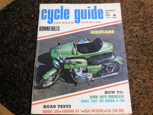 1968 cycle guide motorcycle - 1968,
